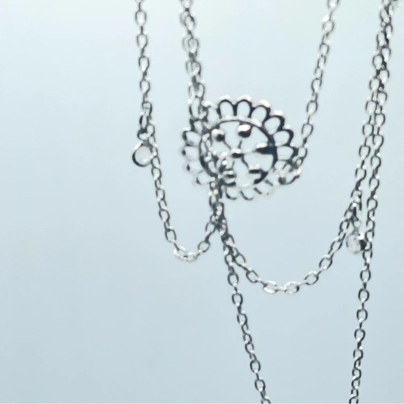 Crescent moon multilayered necklace - Picture 5 of 5